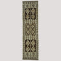 3x11 Beige Vintage Turkish Runner Rug | Antique Wool Runner for Farmhouse Entryway