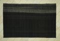 Vintage Anatolian Goat Hair Kilim Rug: 6.6"x10.4' Feet,Dark Brown Nomadic Rugs