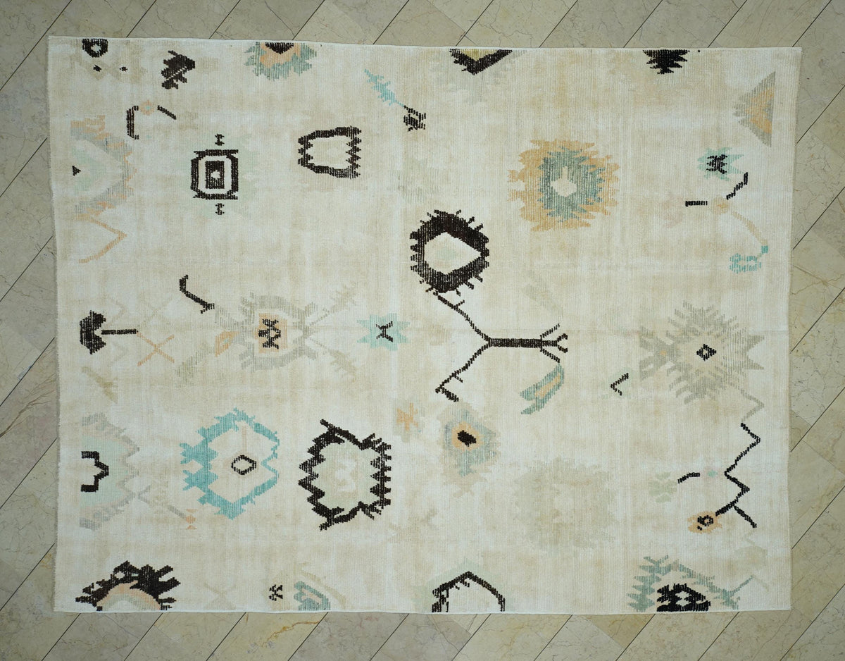 Neutral Colors Eco-Friendly Hemp Carpet Rug,9x11 Turkish Oushak Rugs