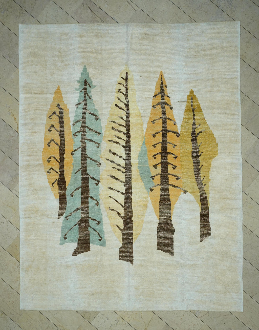 Contemporary Turkish Hemp Rug 9x12: Large Wall Hanging Art Decor Rugs.