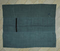 Overdyed Gray Hemp Rug: Mid-Century Modern Flat Weave Rugs,6.3x7.5 Ft