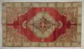 Antique Sivas Wool Rug: Unique Turkish Handmade Area Carpet,  6x11 Feet.
