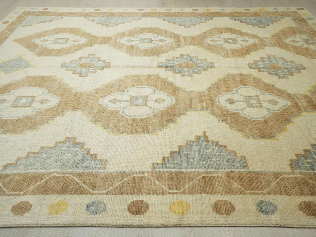 Neutral Soft Wool Kars Rug,9x12 Mid Century Modern Farmhouse Decor Turkish Rugs