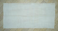 Minimalist Off White Hemp Kilim Rug: 5.8"x11.6" Turkish Flat Woven Rugs