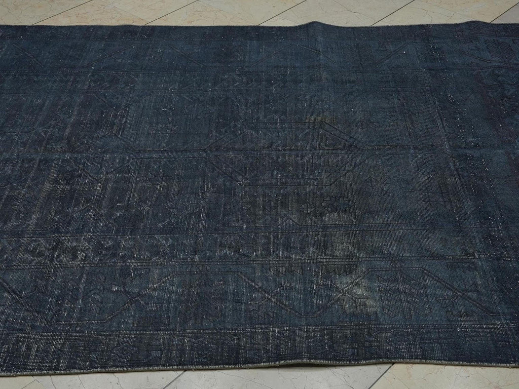 Overdye Gray Turkish Carpet Rug: 4.9"x8.7" Feet,Small Size Rugs