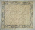 Large Square Oushak Rug: 9.4"x10.8" Feet, Pastel Faded Turkish Carpet