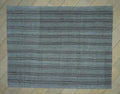 Scandinavian Style Outdoor Decor: Turkish Kilim Rug,Natural Gray Flat Weave Rugs, 7.4x9.5 ft.