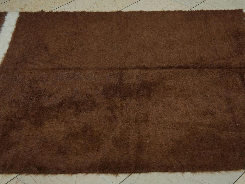 Navajo Style Siirt Blanket Kilim Rug: 4,3x6,2 F.t,Handmade Kurdish Area Rugs