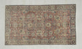 Small Vintage Oushak Rug: Handmade Turkish Wool Carpet, 3.6x6.6 ft.
