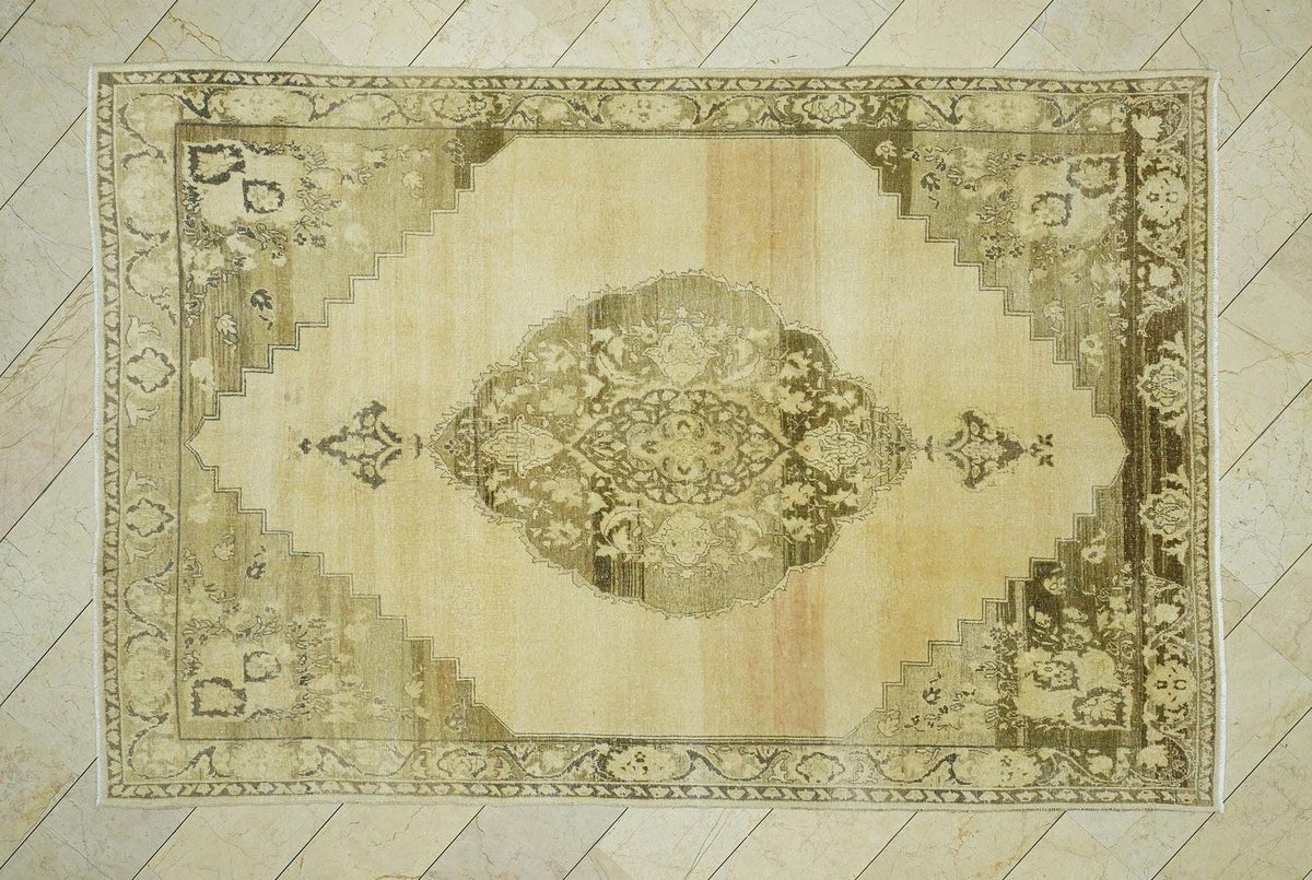 1940s Antique Kars Carpet Rug,6.9x10.3 Feet,Large Turkish Wool Rugs.