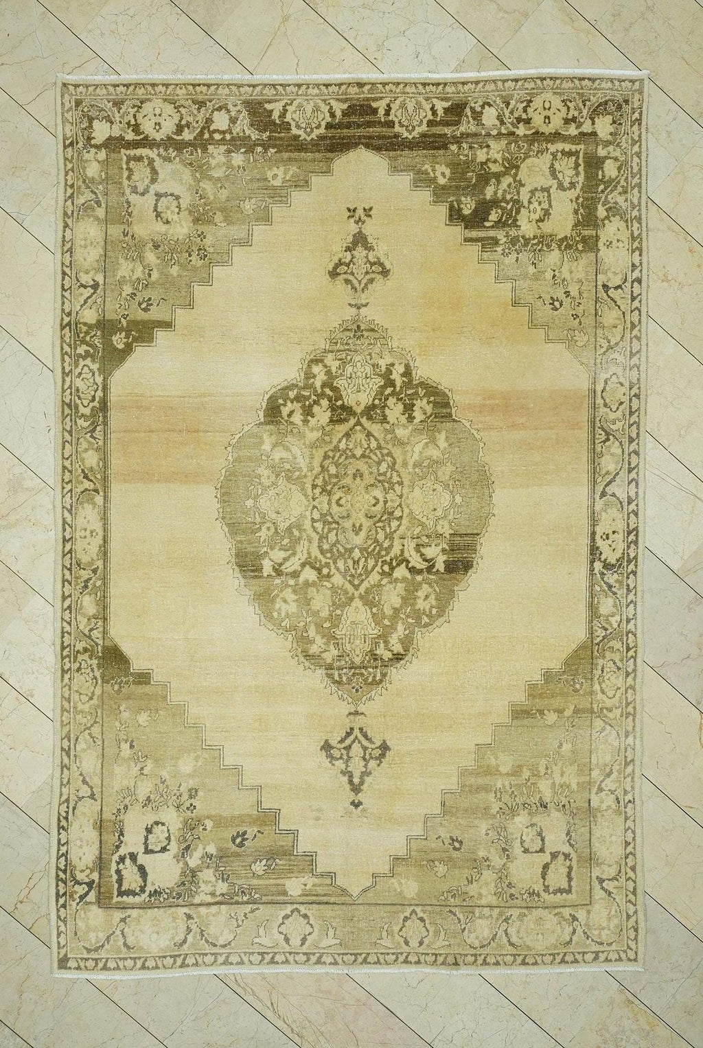 1940s Antique Kars Carpet Rug,6.9x10.3 Feet,Large Turkish Wool Rugs.
