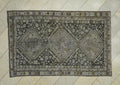 Kurdish Siraz Carpet Rug,4.5x7 Double Knot Woven Blue Pastel Purple Beige Rugs.