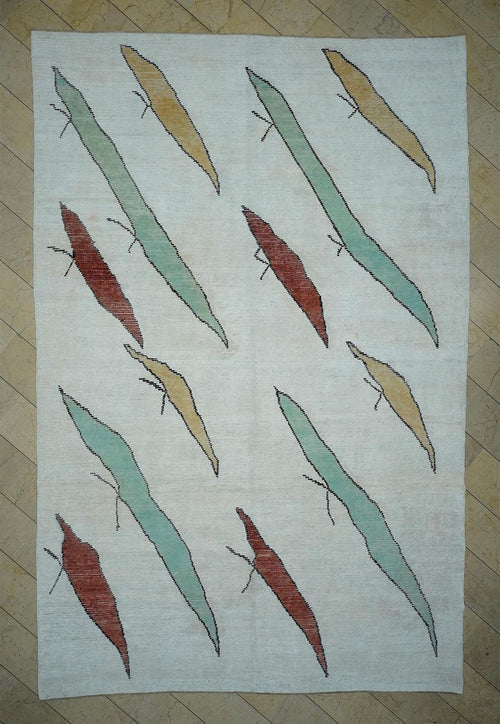 10x15 Hemp Carpet Rug:Luxury Home Living Decor White Blue Rugs.