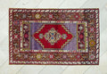 1940s Antique Cappadocia Handmade Carpet Rug: Old Turkish Wool Rugs.