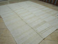 10x12 Oversize Striped Turkish Organic Hemp Rug: Home Living Decor Neutral Kilim Rugs
