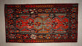 Oversize Flat Weave Kilim Rug: 1950s Colorful Antique Rare Handmade Rugs 7,5x14 Ft.