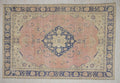 Oversize Vintage Oushak Rug: 8x12 Mid-Century Modern Wool Carpet,Bohemian Style Rugs.