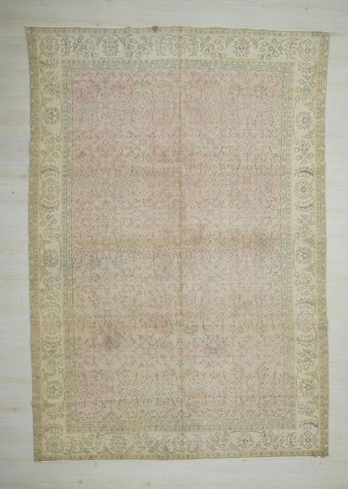Oversize Turkish Oushak Rug: 7.6x11 Modern Vintage Home Living Floor Decor Rugs.