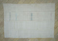 Large Hemp Kilim Rug: Organic Turkish Flat Weave (8,4"x12,6" Feet)