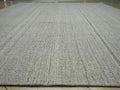 9x12 Gray Kilim Rug: Flat Weave Cotton & Goat Hair, Minimalist Decor