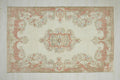 Vintage Oushak Turkish Rug: 6'x9.6' Ft,Short Pile Area Carpet Rugs.