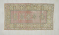 Small Size Wool Oushak Rug: Mid-Century Modern Turkish Rugs 4"x6,6" Feet.