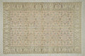 Large Vintage Oushak Rug: 6.2"x9.2' Ft, Salmon Pink Turkish Wool Carpet