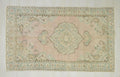 Vintage Turkish Oushak Rug: Handmade Wool Carpet (4,8"x8,2")