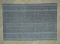 Mid Century Plain Silver Gray Vintage Turkish Kilim Rug,6,4"x9,5"Feet 195x288 Cm.