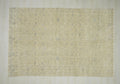 Handmade Beige Oushak Rug: Mid Century Modern Turkish Wool Rugs 6.7x10.3 ft.