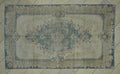 Vintage Oushak Wool Rug 5x8.5 ft: Gray Beige Turkish Carpet