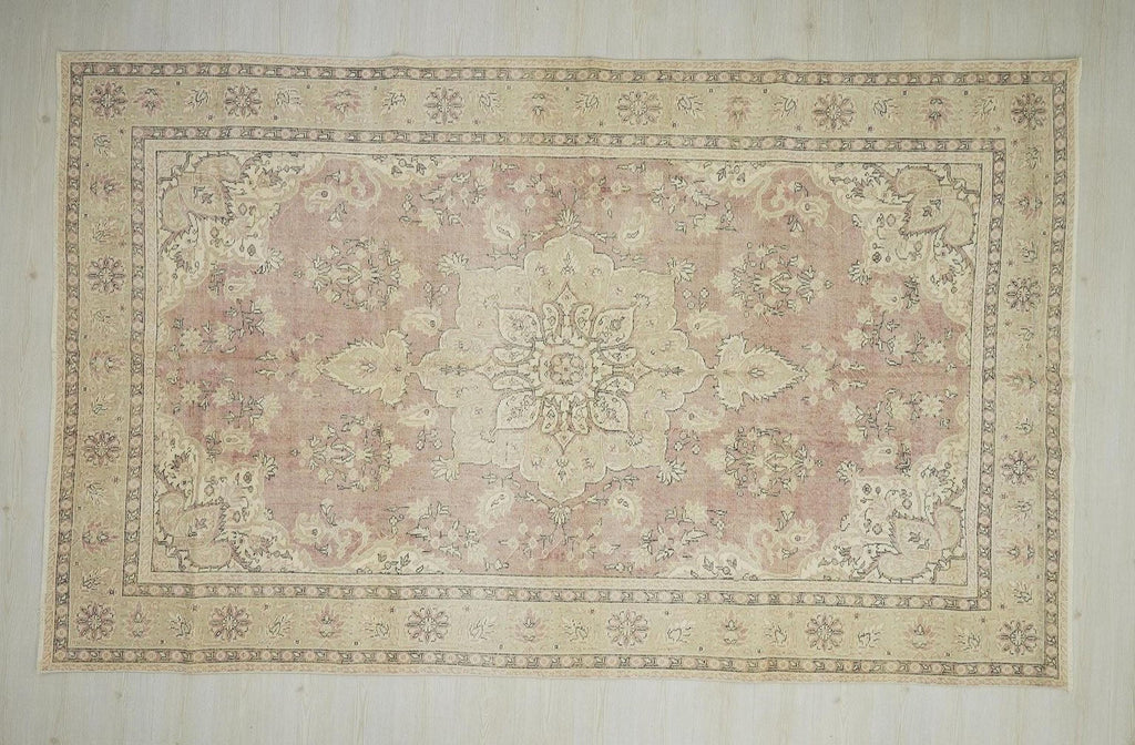 Oversize Mid Century Modern Wool Oushak Carpet Rug,7x11 Home Bedroom Decor.