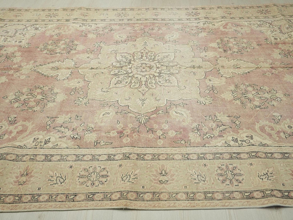 Oversize Mid Century Modern Wool Oushak Carpet Rug,7x11 Home Bedroom Decor.