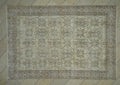 Vintage Turkish Oushak Rug 7x10: Handmade Wool & Cotton