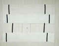 Seasonal Decor Hemp Patchwork Kilim Rug: 7x10 Flat Woven Stripe Abstract Rugs