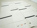 Off White Black Neutral Hemp Turkish Patchwork Kilim Rug: 8x11