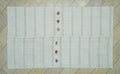 Minimalist Stripe Vintage Hemp Kilim Rug: Turkish Flat Woven Rugs, 5,2x8,8 Ft.