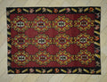 Vintage Turkish Kilim Rug: Handmade Wool Anatolian Ethnic Design Rugs 7x9,7 Feet.
