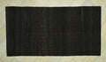 Outdoor Decor Dark Brown Goat Hair Kilim Rug:5.3x10.2 Feet,Turkish Flat Woven Rugs