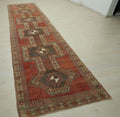 Extra Long Wool Rug Runner: Antique Turkish Carpet, 3.5x13.5 ft.