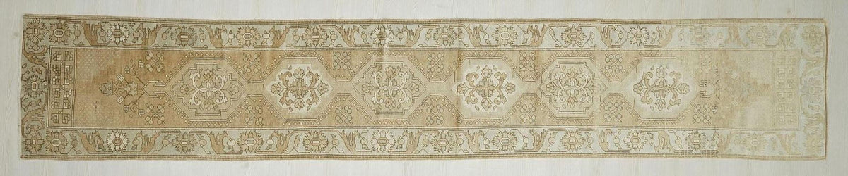 Narrow Long Turkish Rug Runner: Handwoven Area Rugs For Hallways Decor, 2,3x13,3 Feet.
