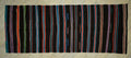 Mid Century Modern Brown Goat Hair Kilim Rug 5.2x13.9 Ft.