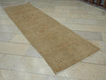 Bronze Vintage Carpet Rug Runner,3x10 Feet Turkish Oushak  Wool Rugs