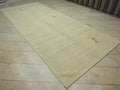 Handmade Cream Wool Kilim Rug: Vintage Tribal Flat Weave Neutral Rugs, 5,4x13 ft.