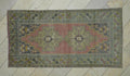 Daisy Oushak Rug: 4x8 Feet,Vintage Turkish Wool Carpet Rugs.