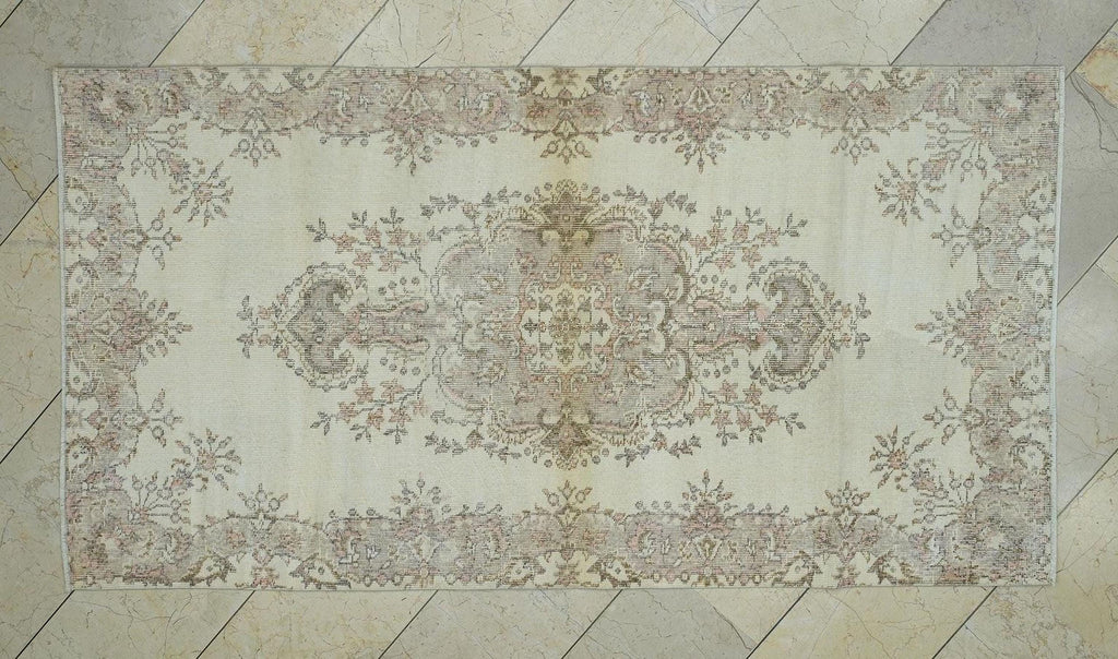 4x7 Handmade Oushak Rug,Home Living Minimalist Decor Rugs