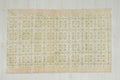 Small Vintage Oushak Rug: Turkish Wool Floor Carpet (3.5"x6")