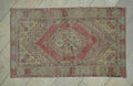 Antique Turkish Kirsehir Rug: Rare Pattern Wool Carpet, 3.5x5.7 ft