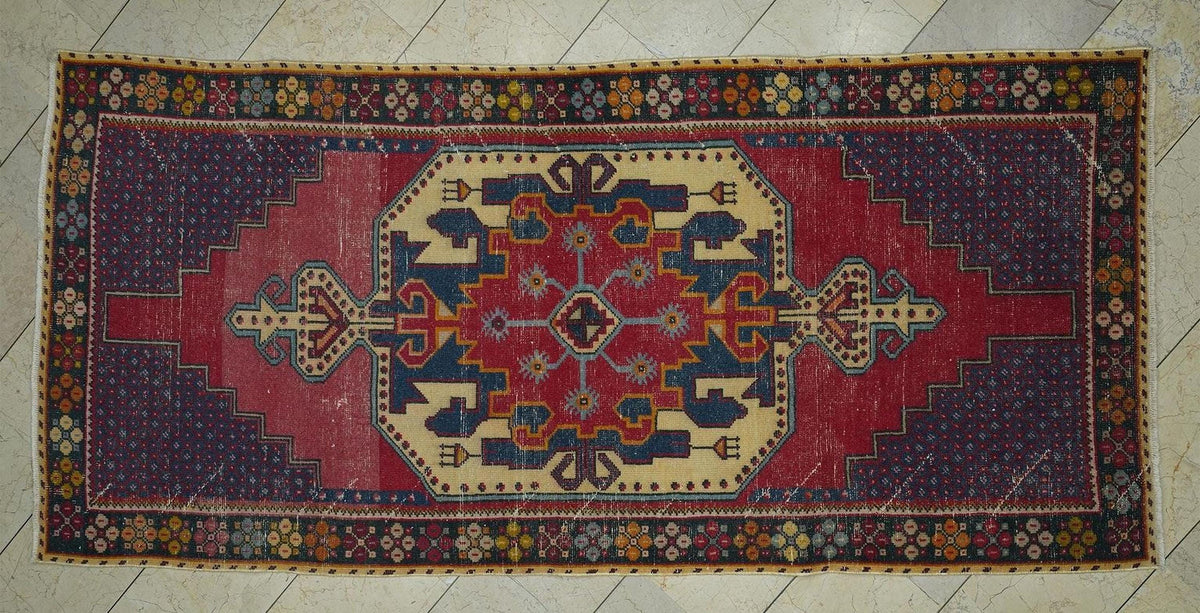 4x9 Bight Colors Wool Vintage Oushak Carpet Rug,Home Living Decor Rugs.