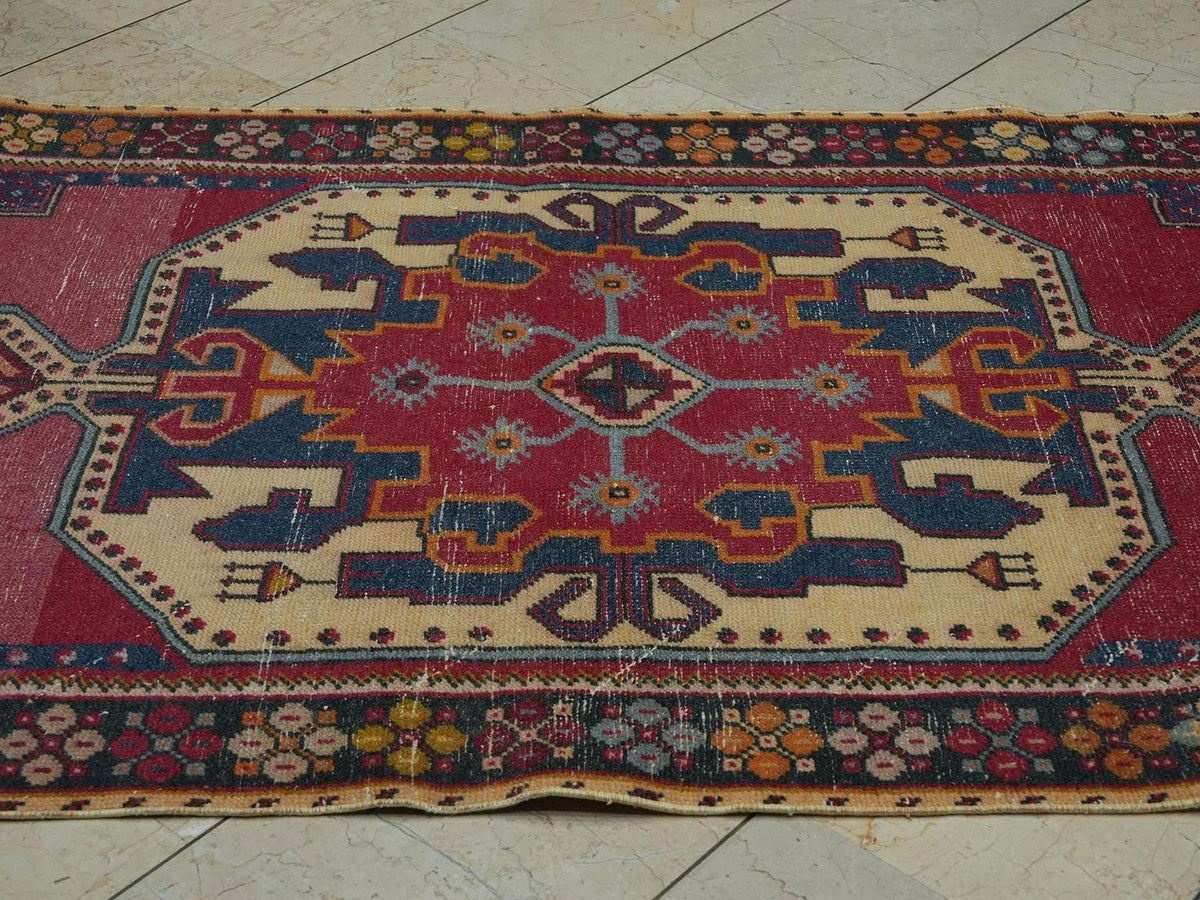 4x9 Bight Colors Wool Vintage Oushak Carpet Rug,Home Living Decor Rugs.